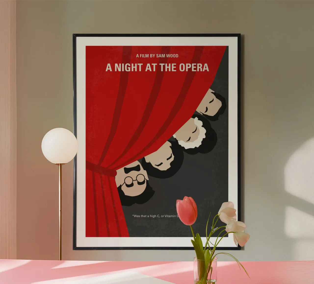 No1053 My A Night at the Opera minimal movie poster poster da Chungkong
