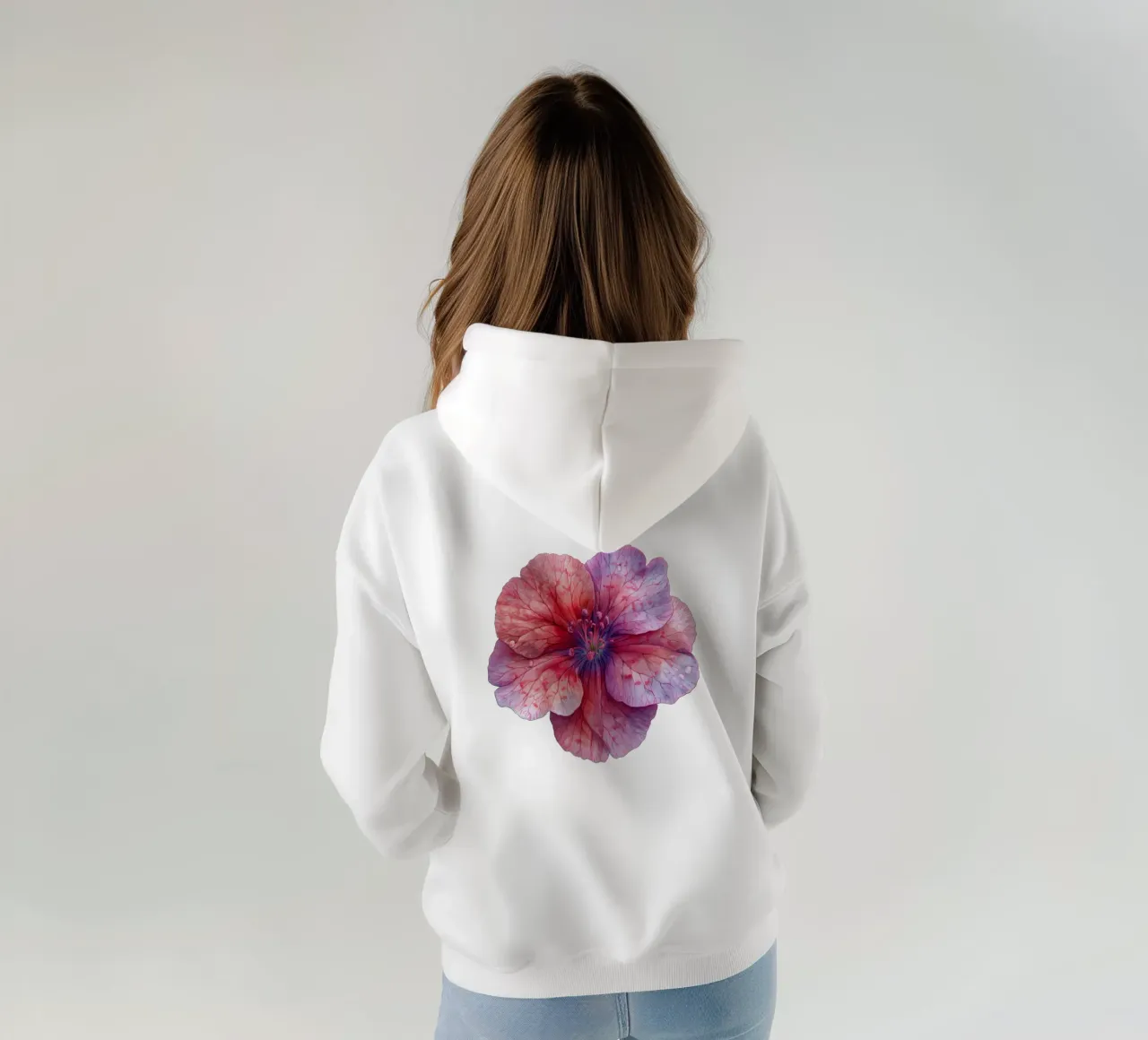 Fiore di dianthus 3 felpa con cappuccio da Bold Blooms
