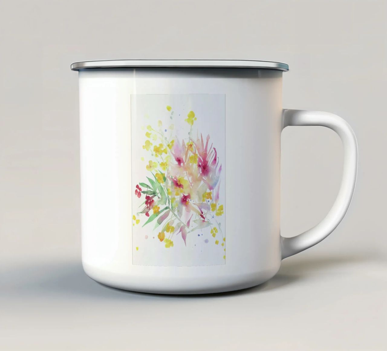 Fiori I tazza in smalto da agnes-cecile