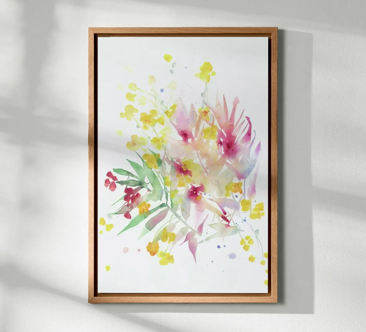 Fiori I tela con Cornice a cassetta da agnes-cecile