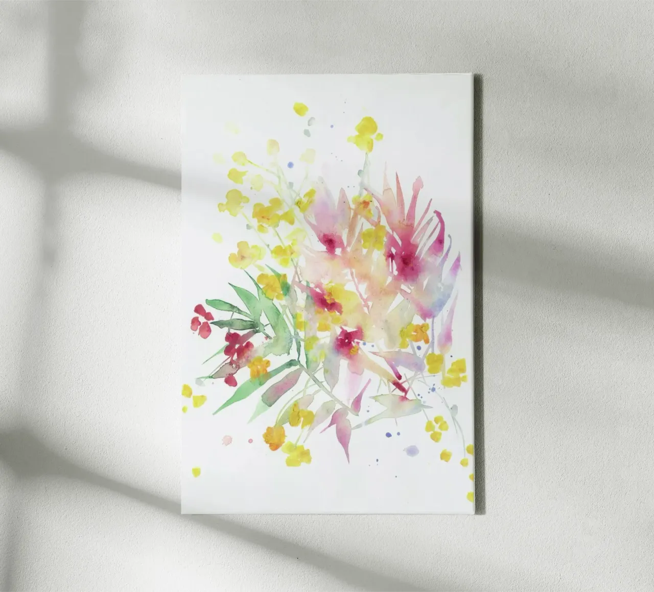 Fiori I tela con Cornice a cassetta da agnes-cecile