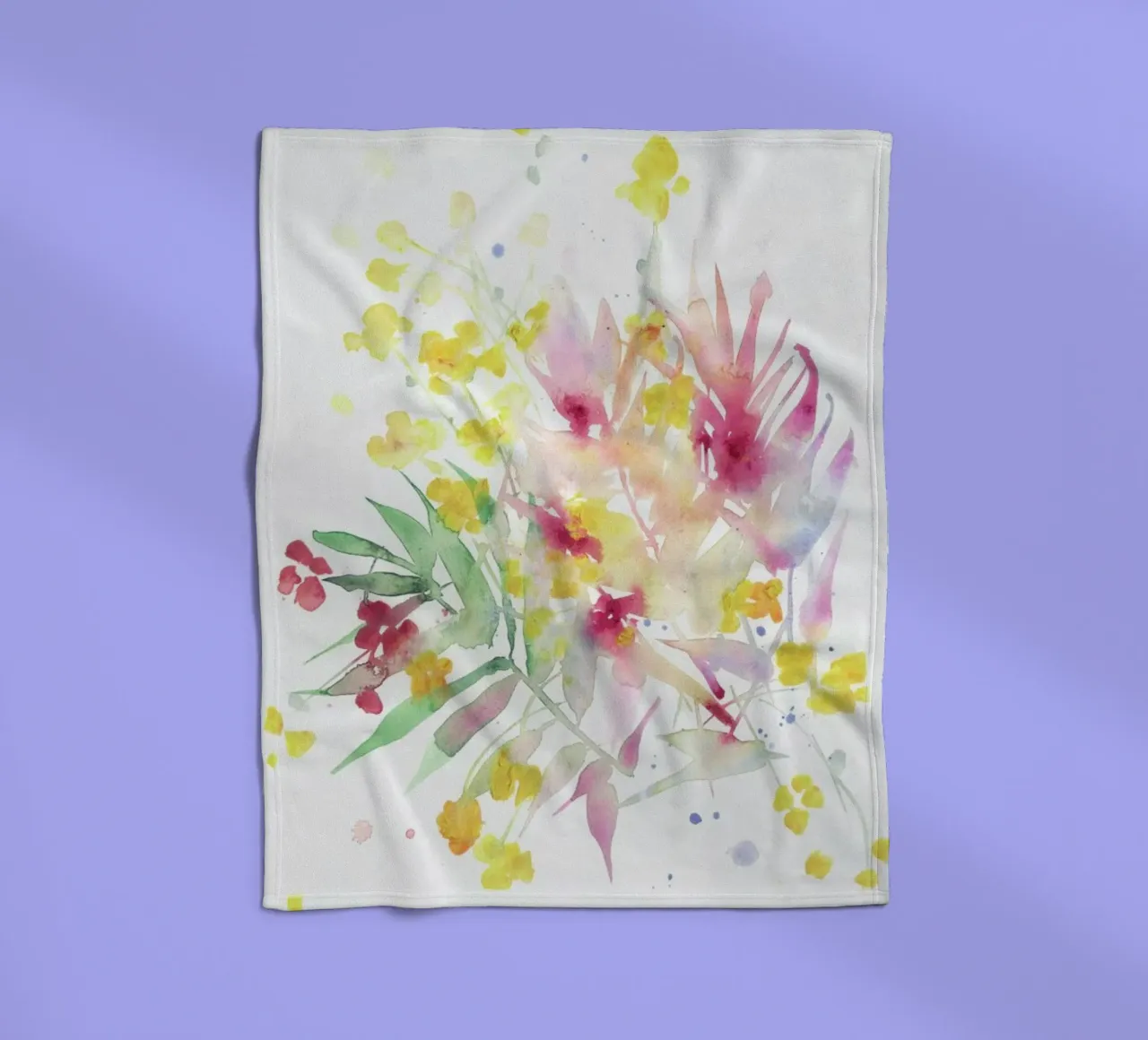Fiori I coperta in pile da agnes-cecile