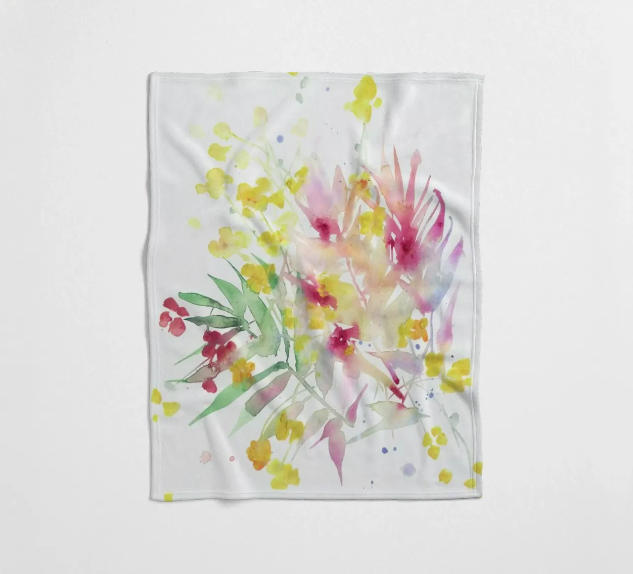 Fiori I coperta in pile da agnes-cecile