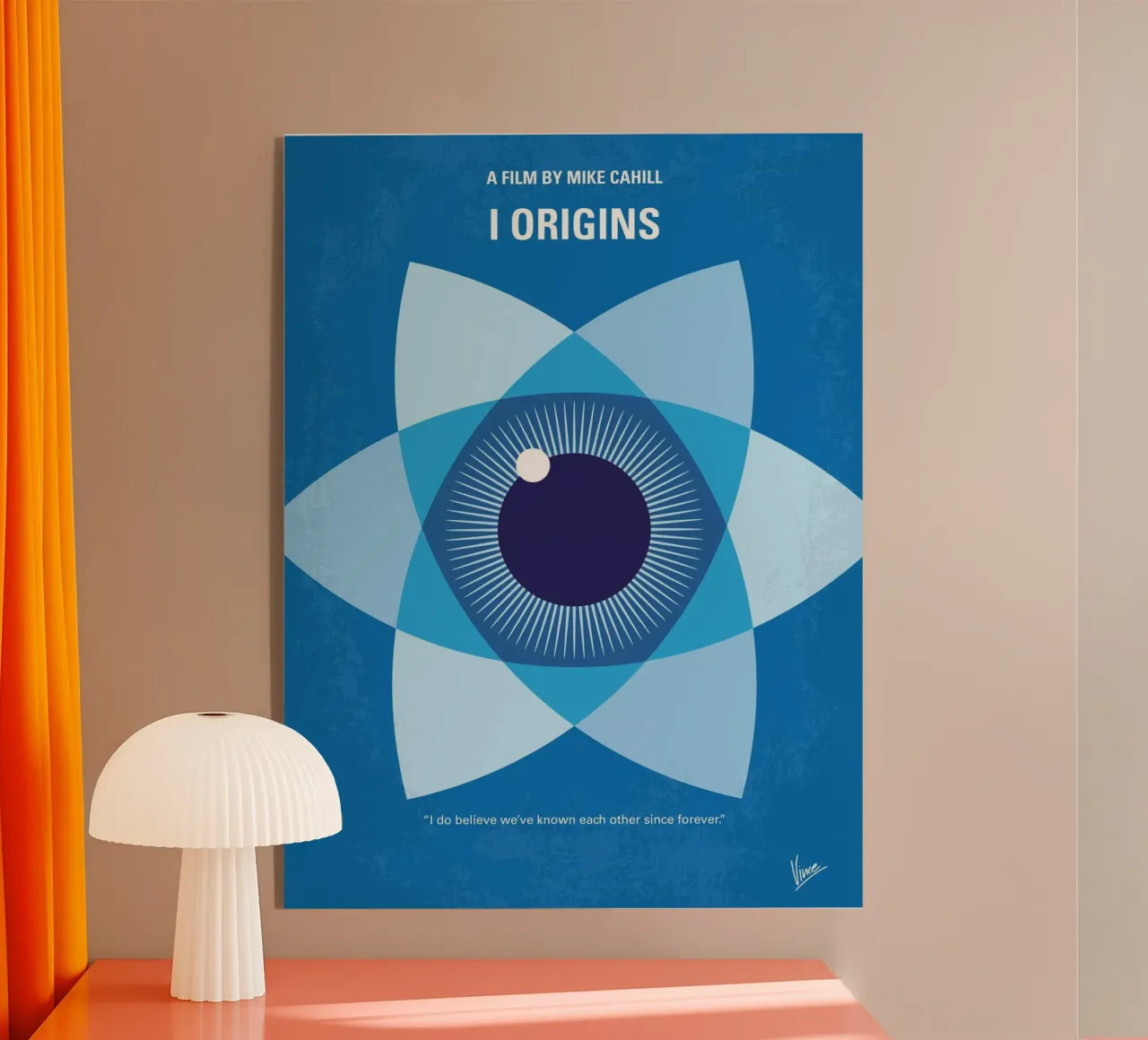 No1055 My i origins minimal movie poster plexiglass da Chungkong