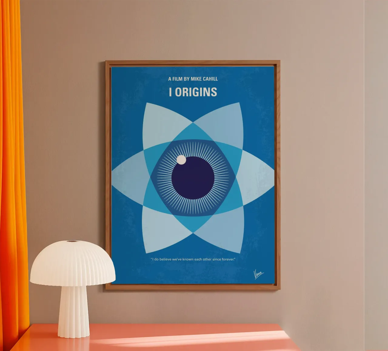 No1055 My i origins minimal movie poster alluminio dibond da Chungkong