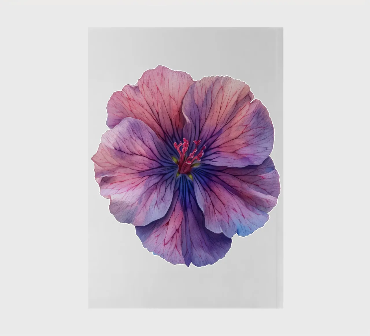 Dianthus Flower 4 notebook by Bold Blooms