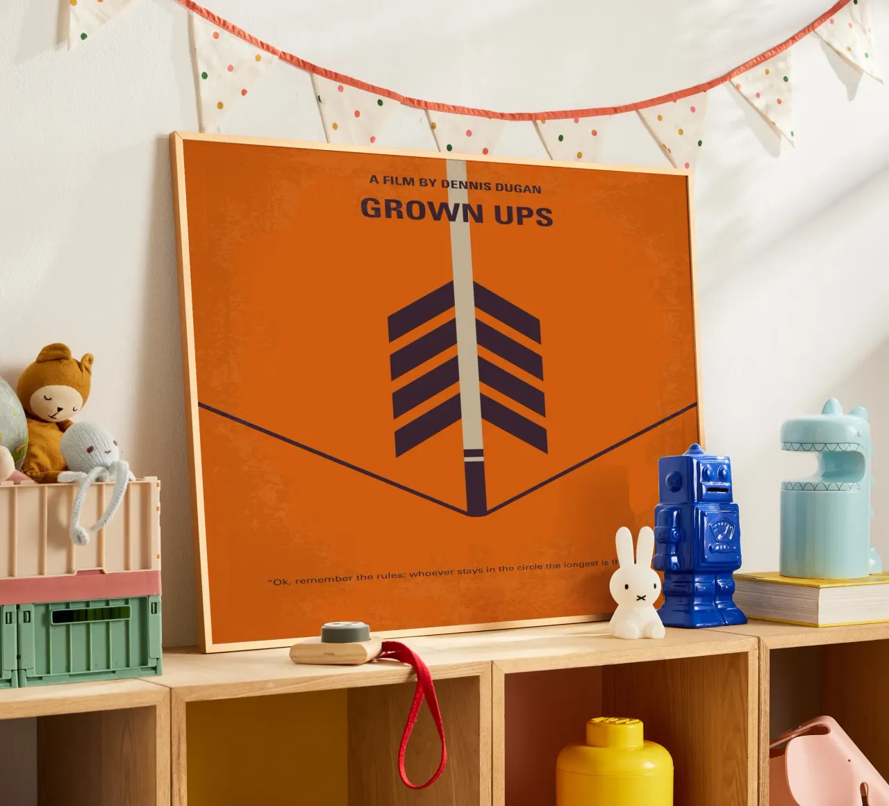 No1059 My GROW UPS minimal movie poster poster con telaio in plastica da Chungkong