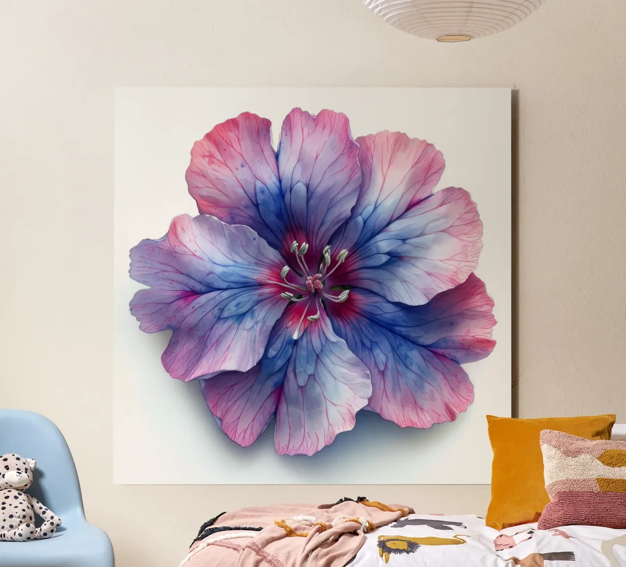 Fiore di dianthus 1 alluminio dibond da Bold Blooms