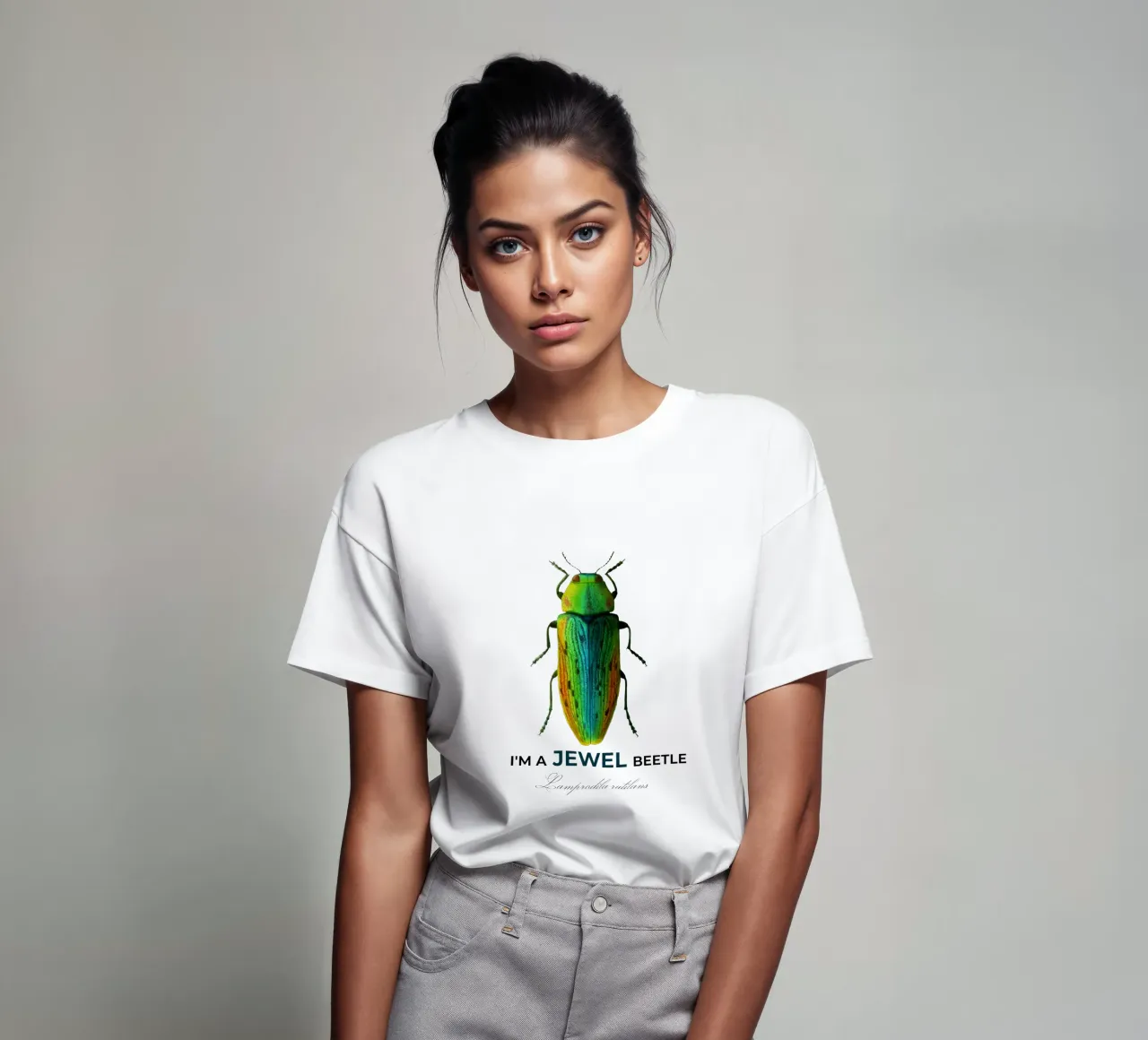 Coleottero gioiello - Lamprodila rutilans t-shirt da Ivona Maris