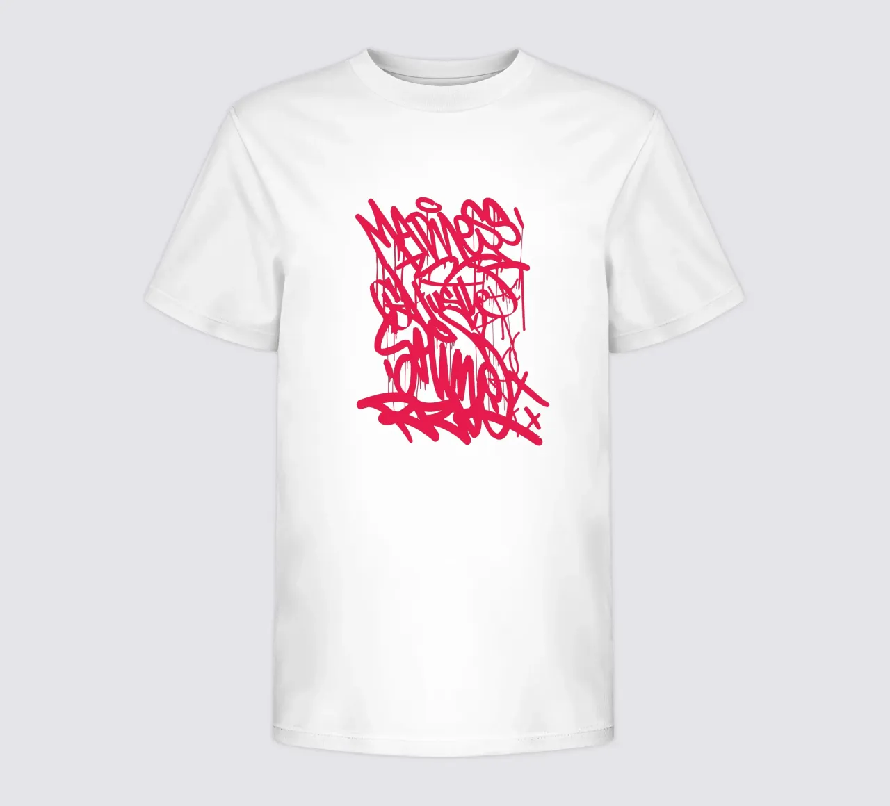 Graffiti RED kids t-shirt by Flo Klein
