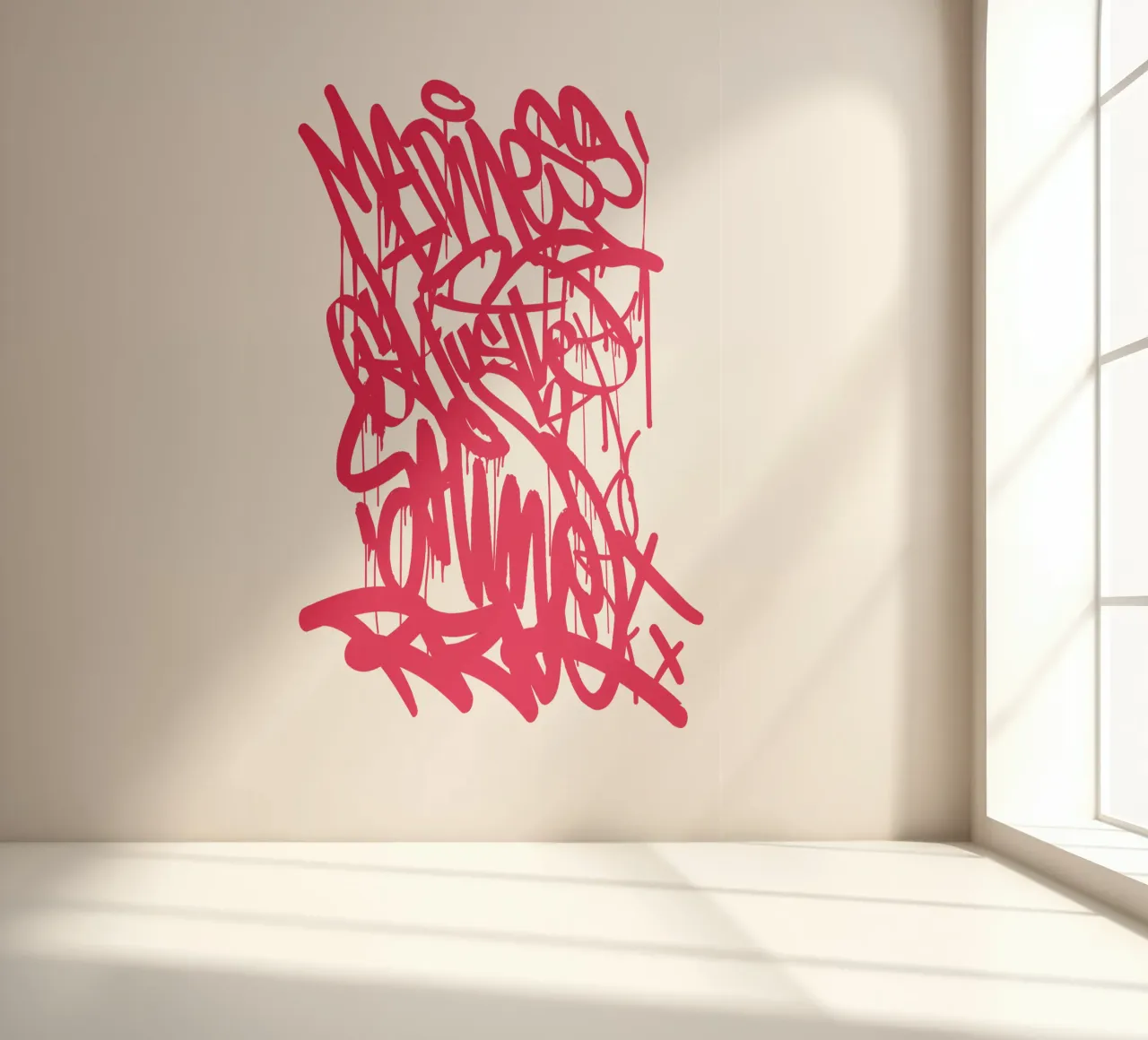 Graffiti RED photo wallpaper by Flo Klein