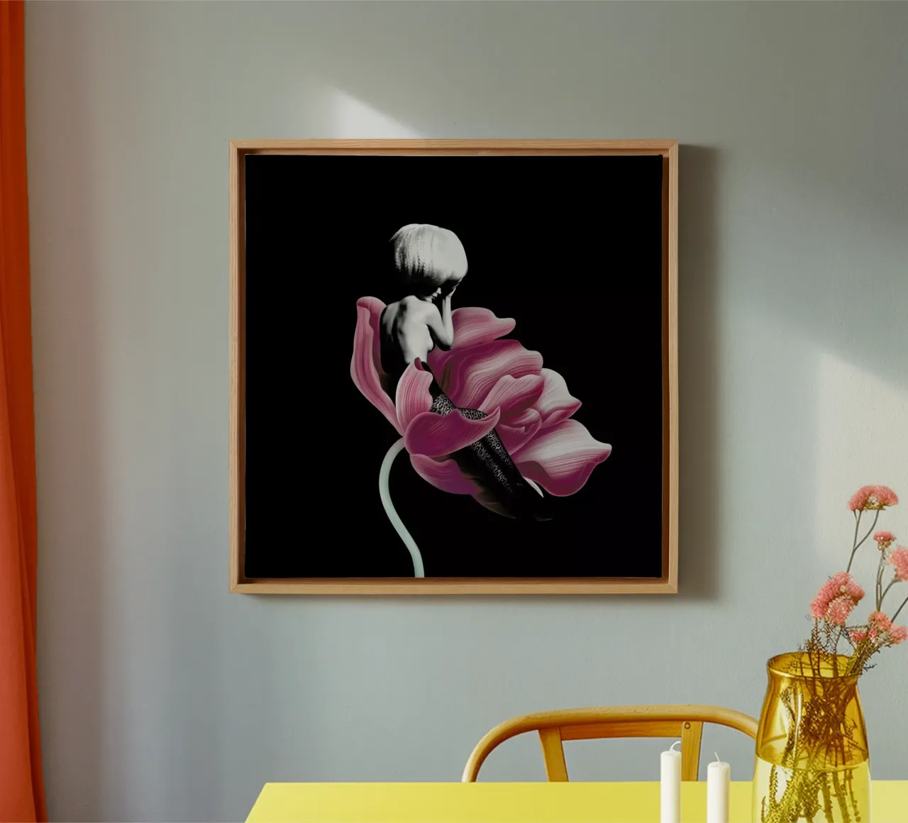 Parfum for You 1 canvas met Baklijst van Paste in Place