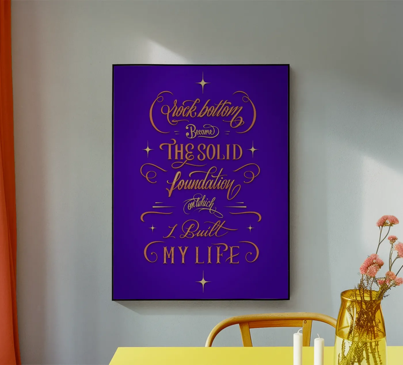 Rock Bottom Acryl-Glas von Glettering
