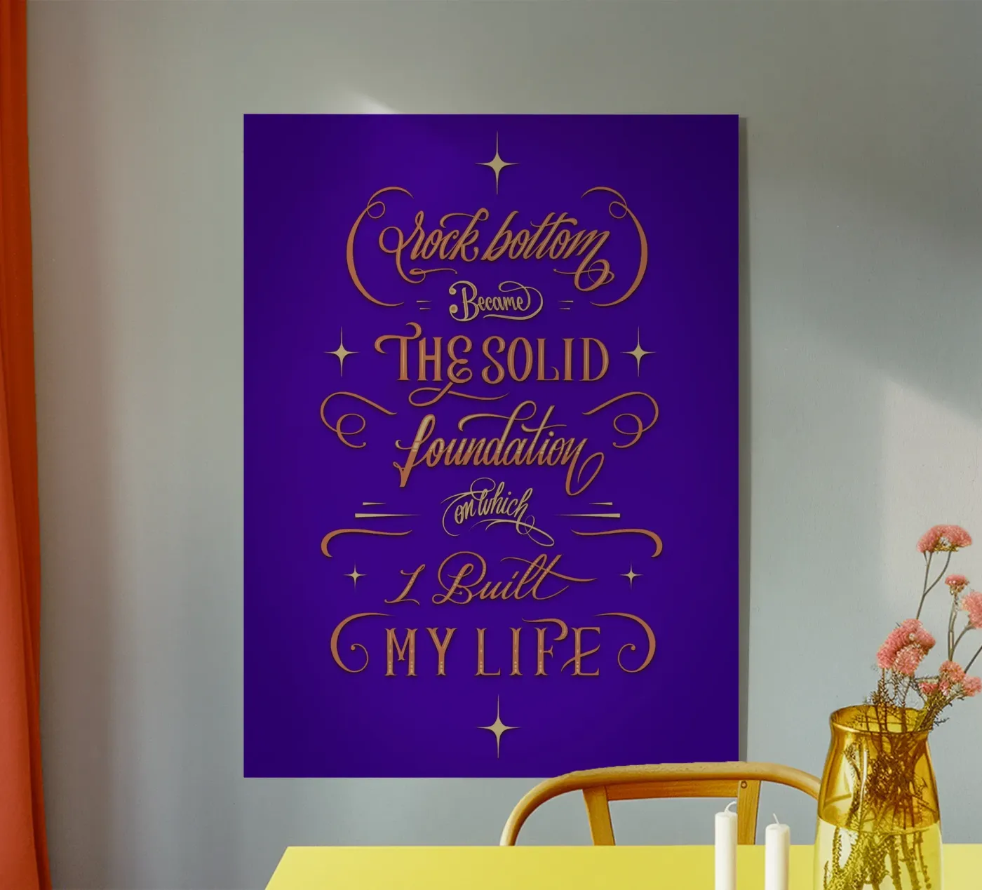 Rock Bottom Acryl-Glas von Glettering