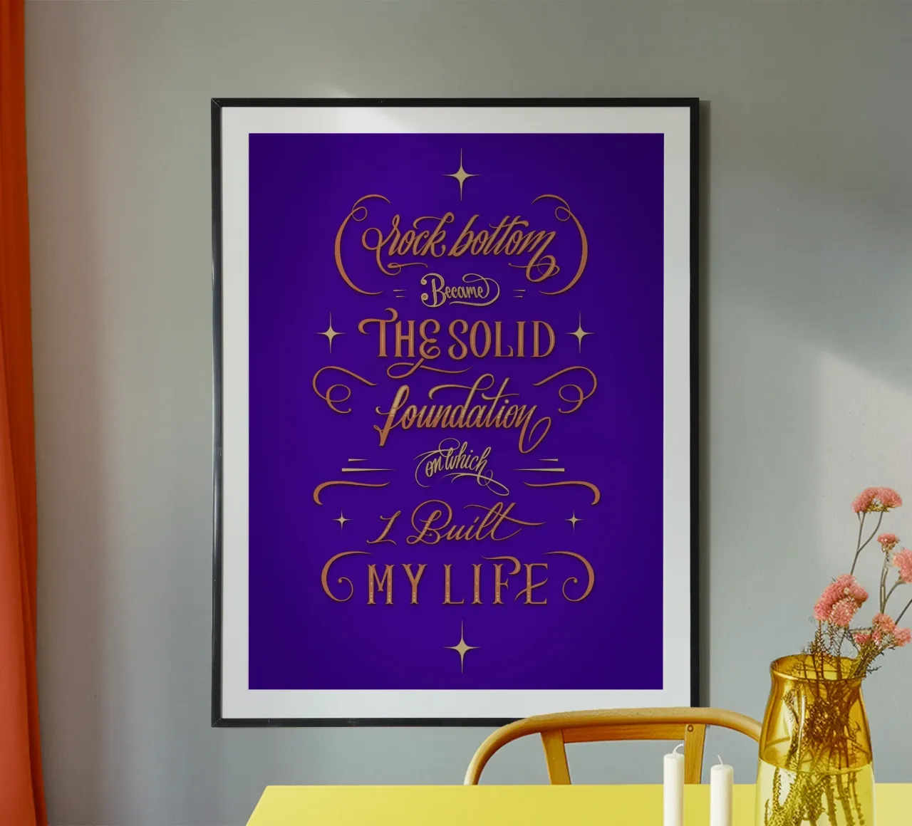 Rock Bottom poster da Glettering