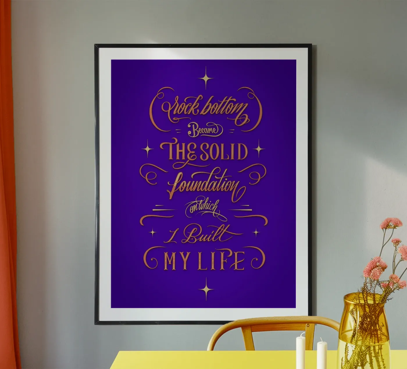 Rock Bottom poster da Glettering