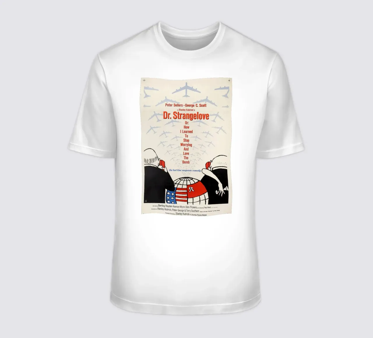 Dr. Strangelove or: How I Learned to Stop Worrying and Love t-shirt da Attaboy Dsgn