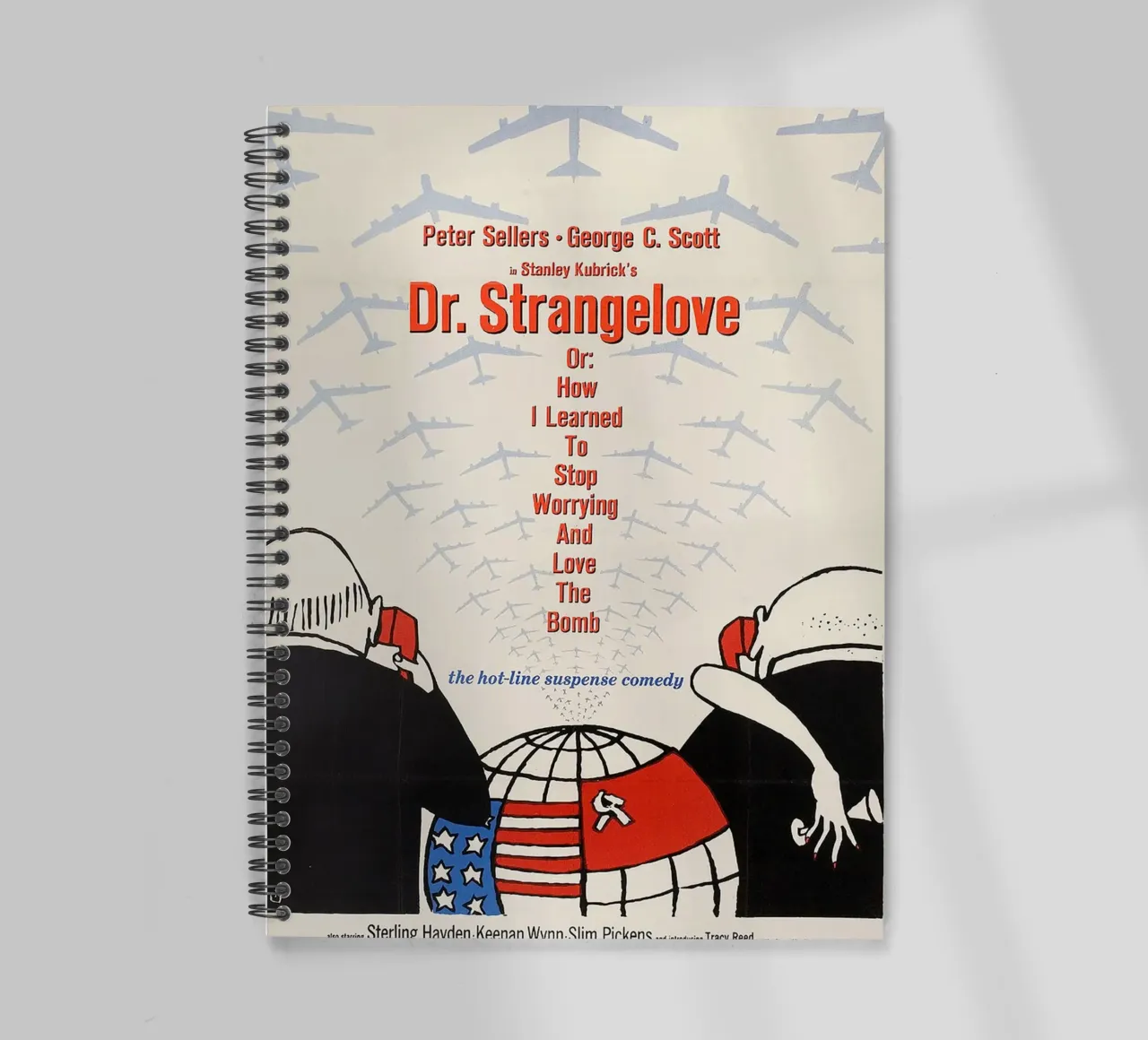 Dr. Strangelove or: How I Learned to Stop Worrying and Love diario ad anelli da Attaboy Dsgn