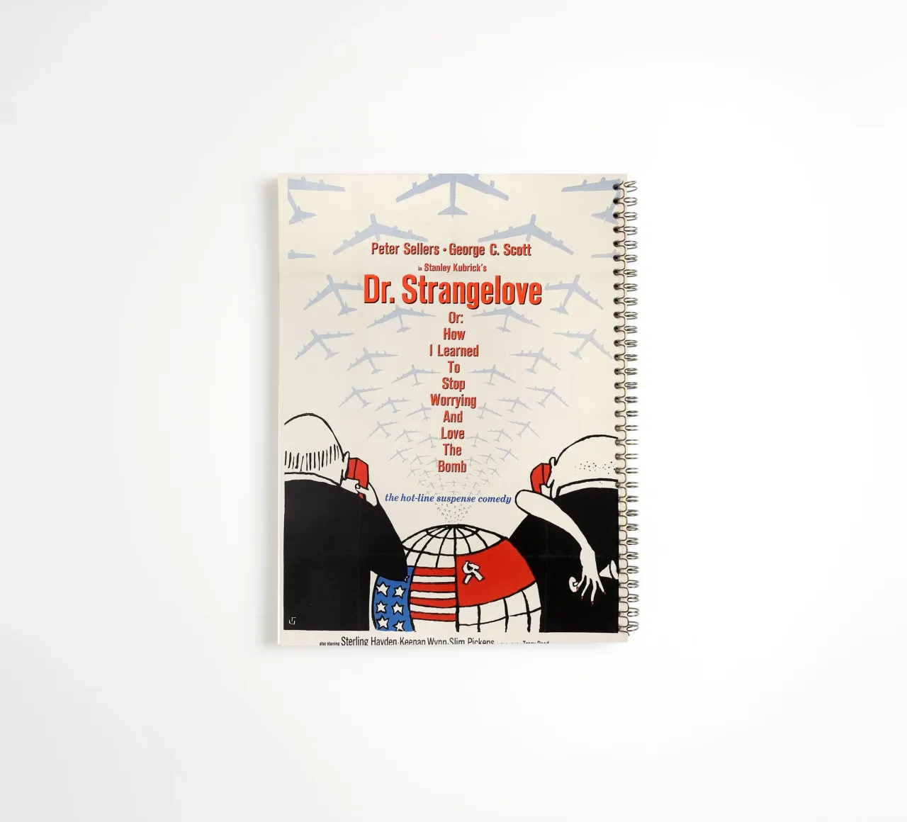 Dr. Strangelove or: How I Learned to Stop Worrying and Love diario ad anelli da Attaboy Dsgn