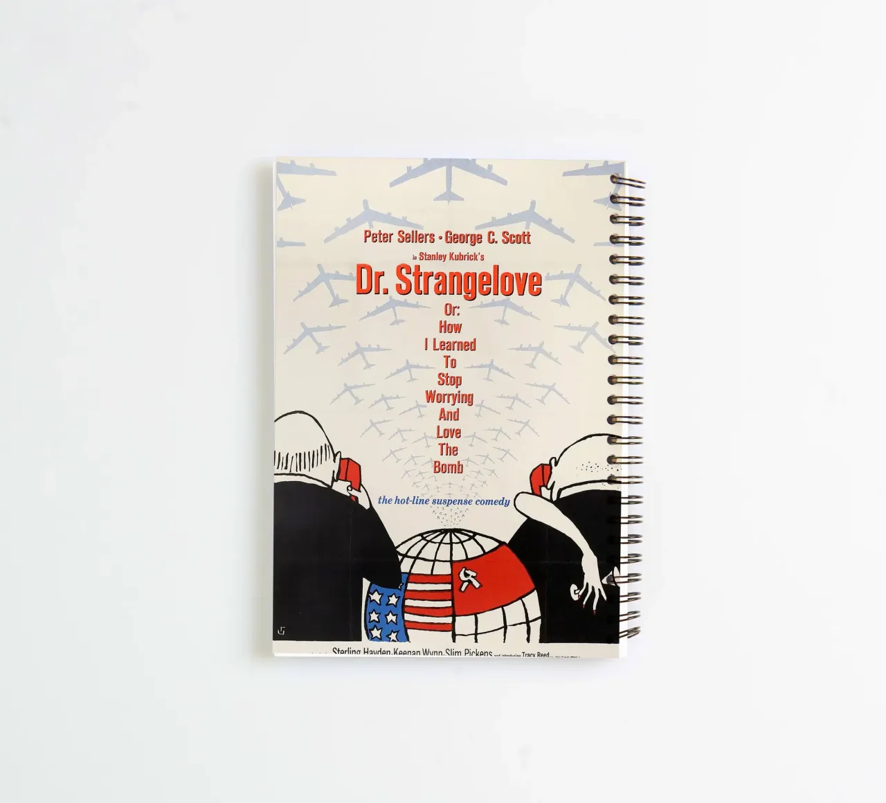 Dr. Strangelove or: How I Learned to Stop Worrying and Love diario ad anelli da Attaboy Dsgn