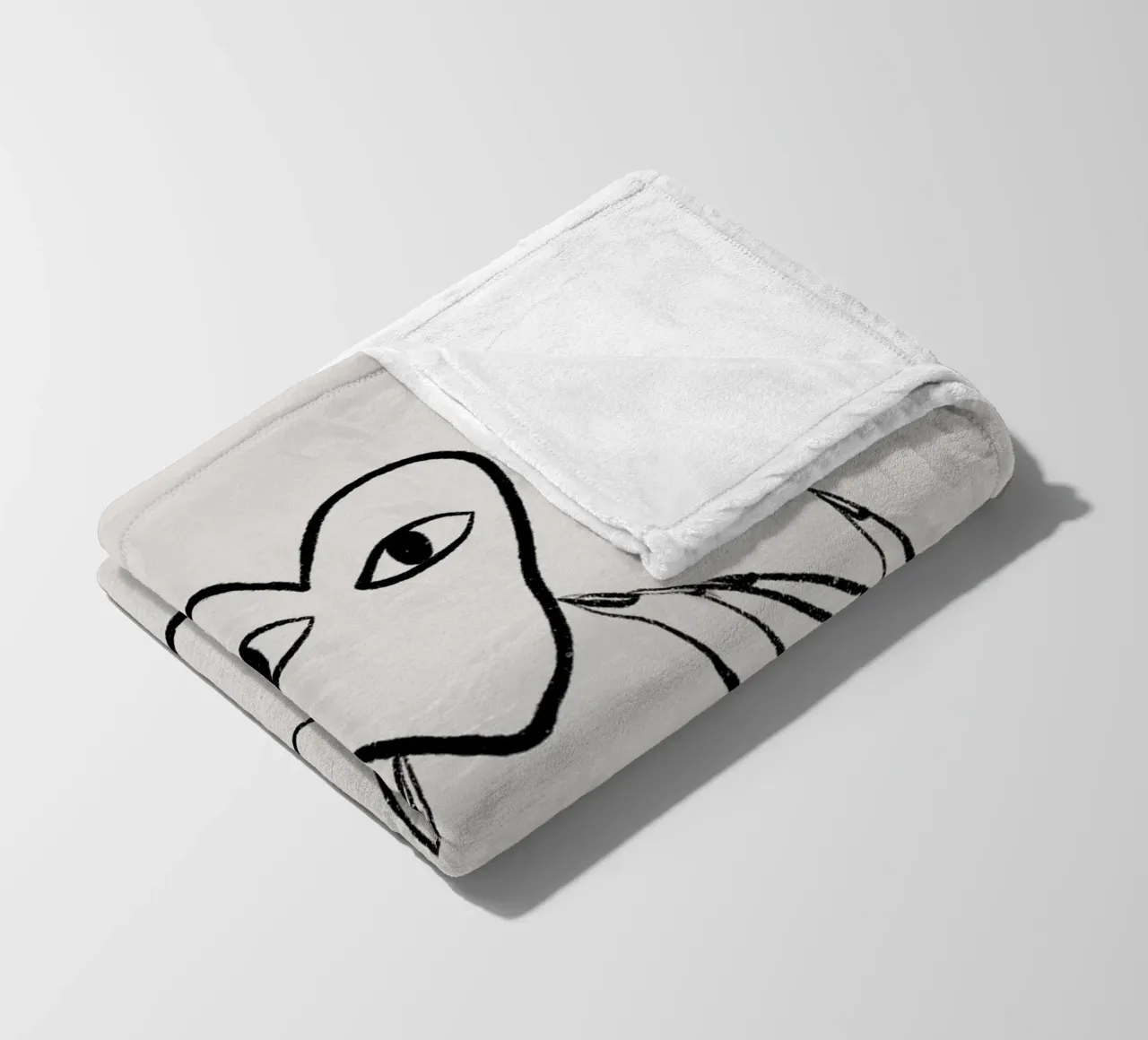 Heart In Hand coperta in pile da treechild