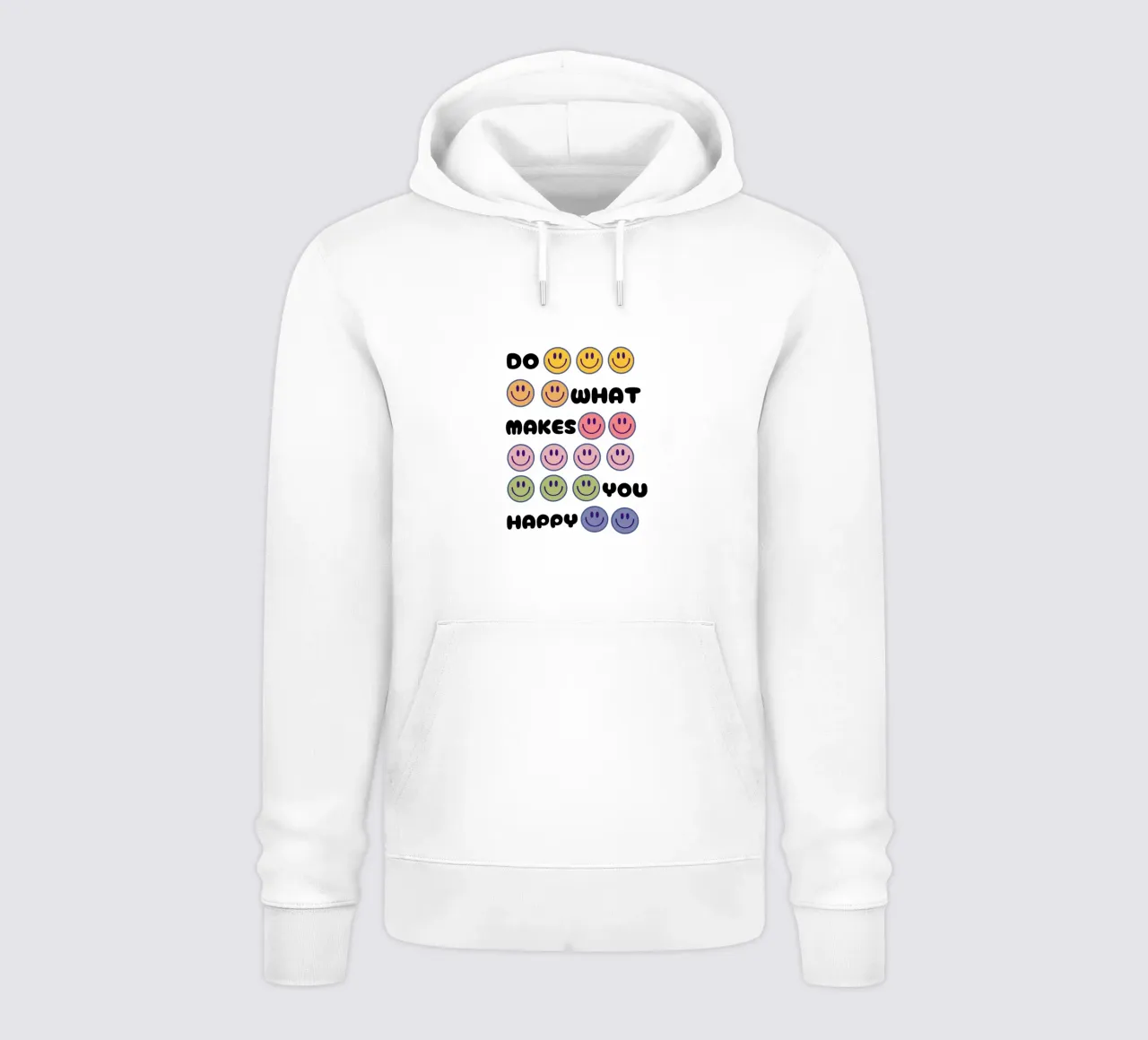 Spettro Smiley felpa con cappuccio da Doodle Dreams Art