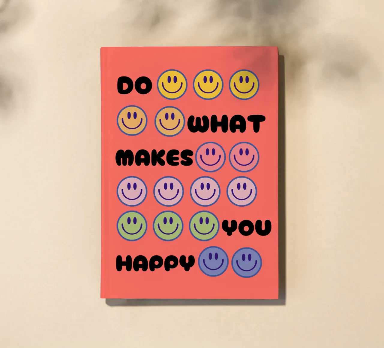 Smiley Spectrum notebook by Doodle Dreams Art