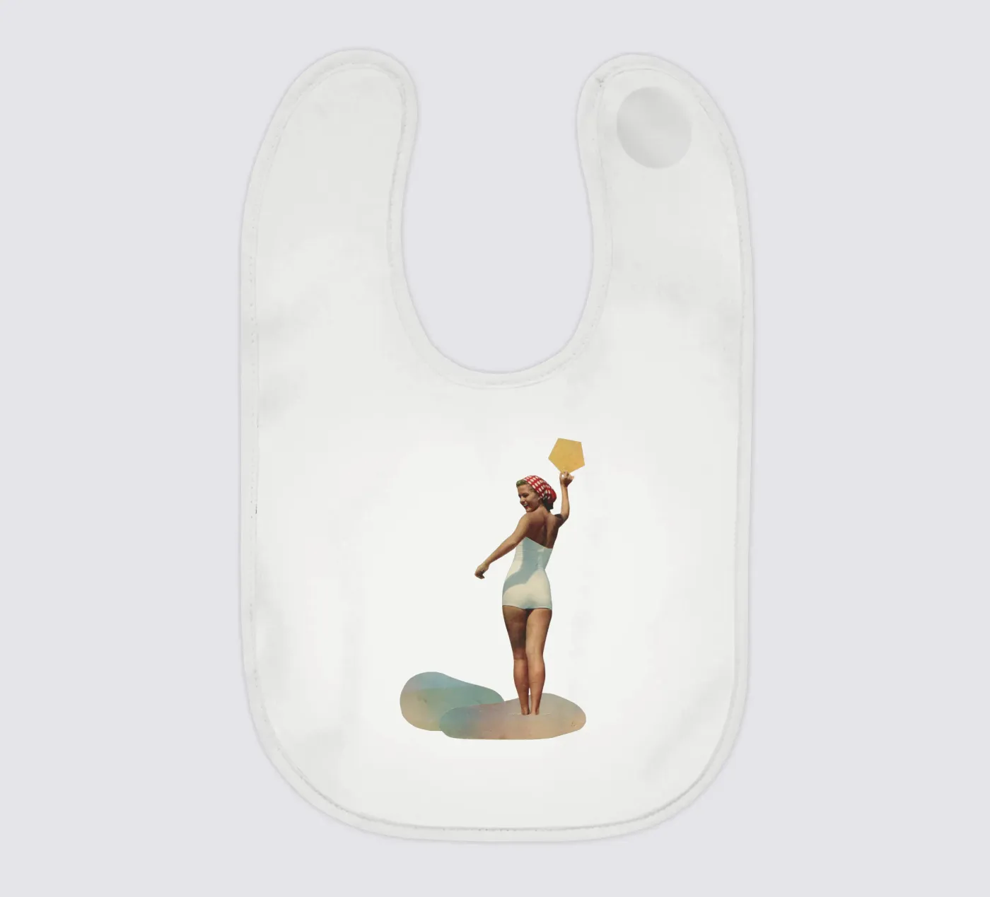 Die Sonne eingefangen Babylätzchen von Cassia Beck Collage