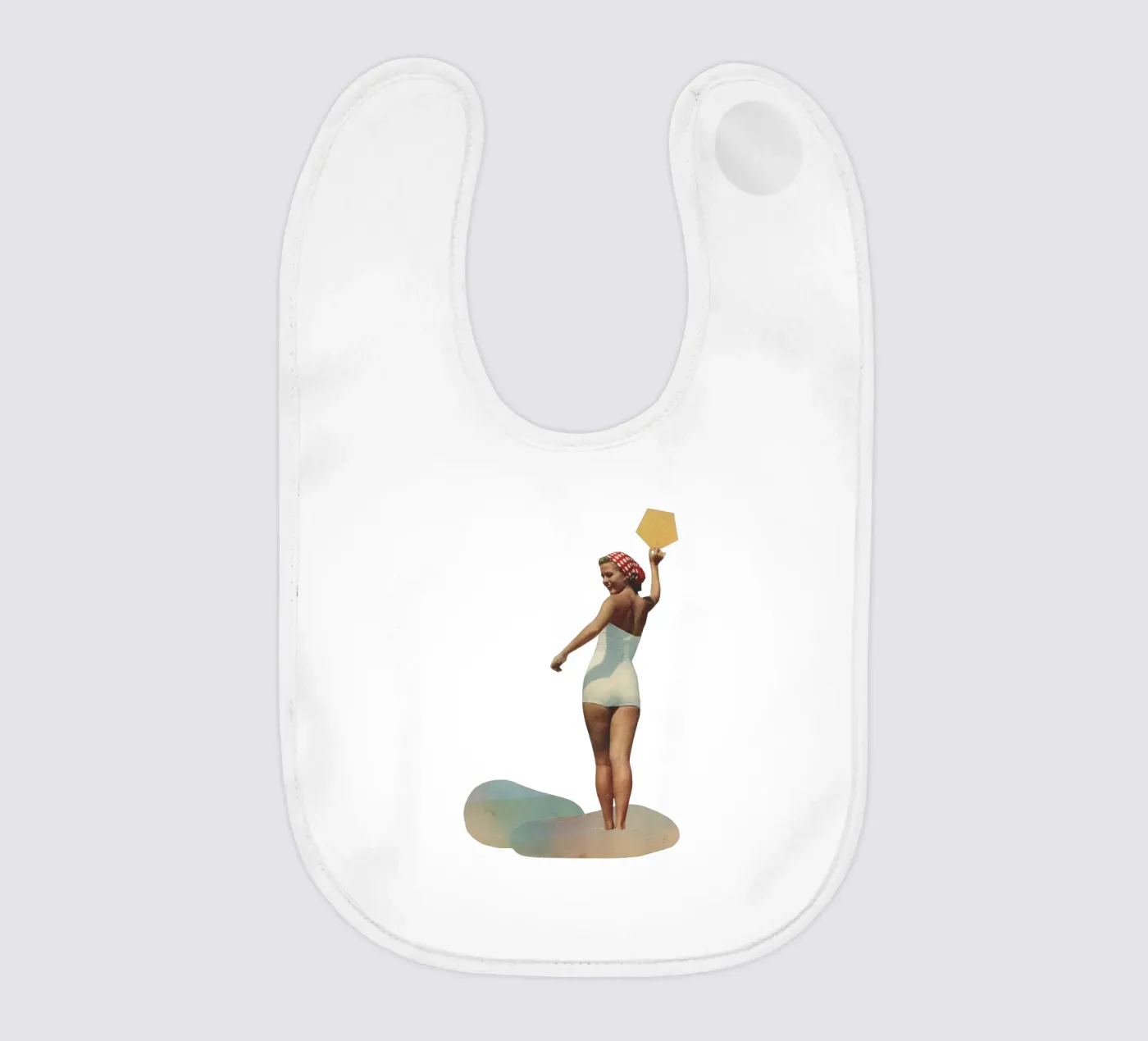 Die Sonne eingefangen Babylätzchen von Cassia Beck Collage