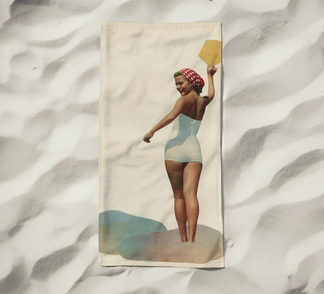 Il sole telo mare da Cassia Beck Collage