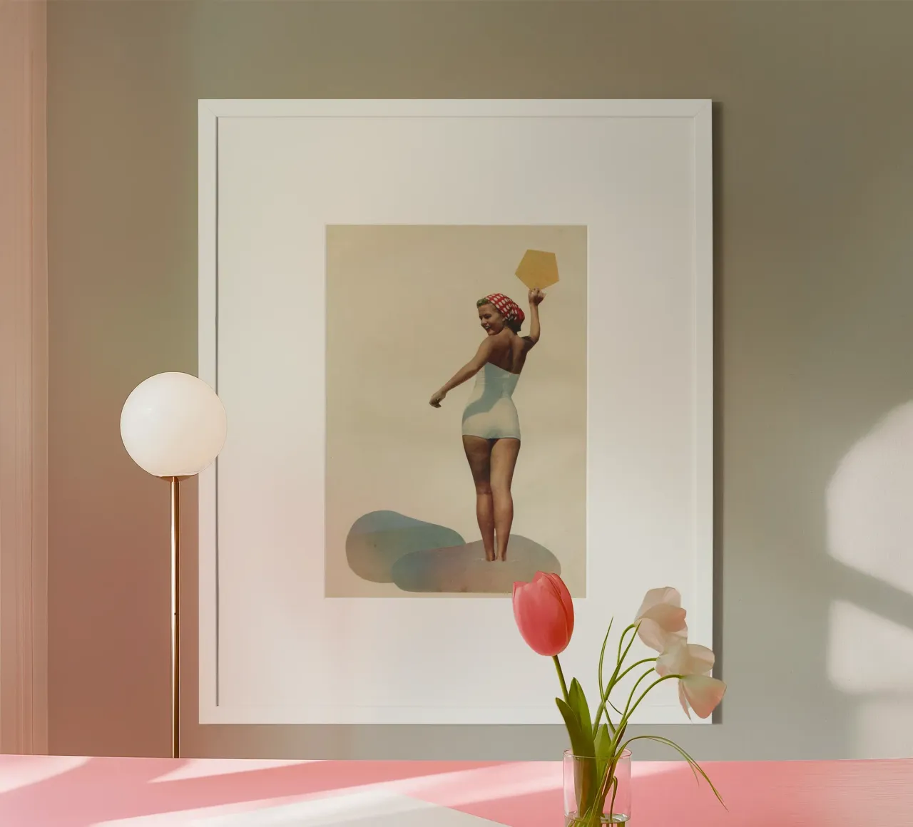 Il sole poster da Cassia Beck Collage