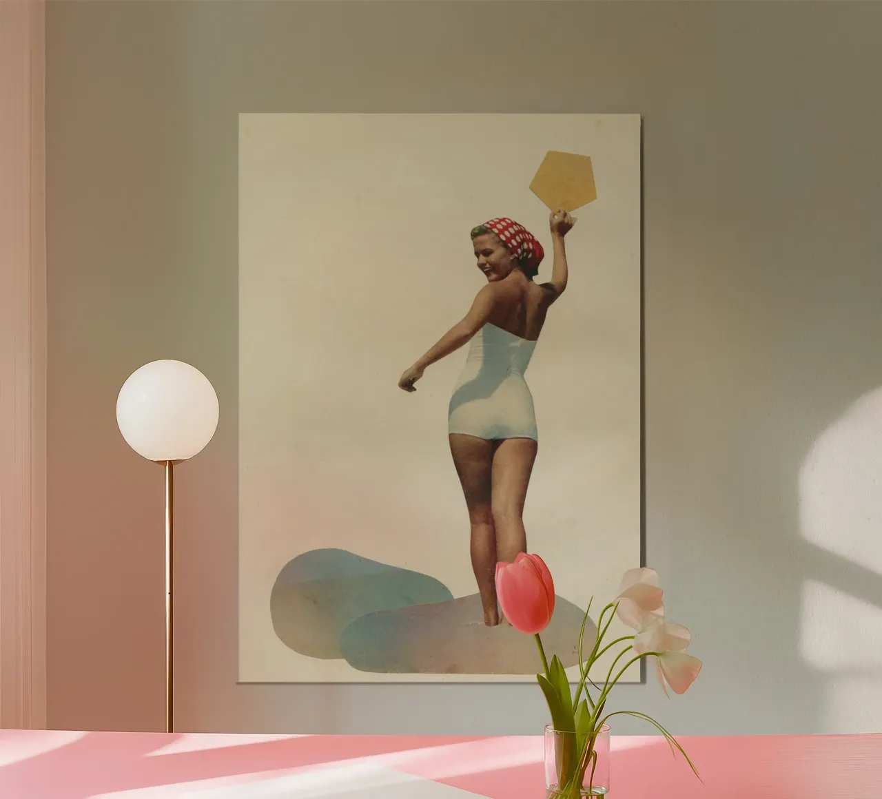 Il sole poster da Cassia Beck Collage