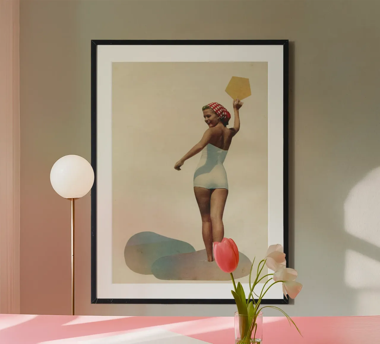 Il sole poster da Cassia Beck Collage