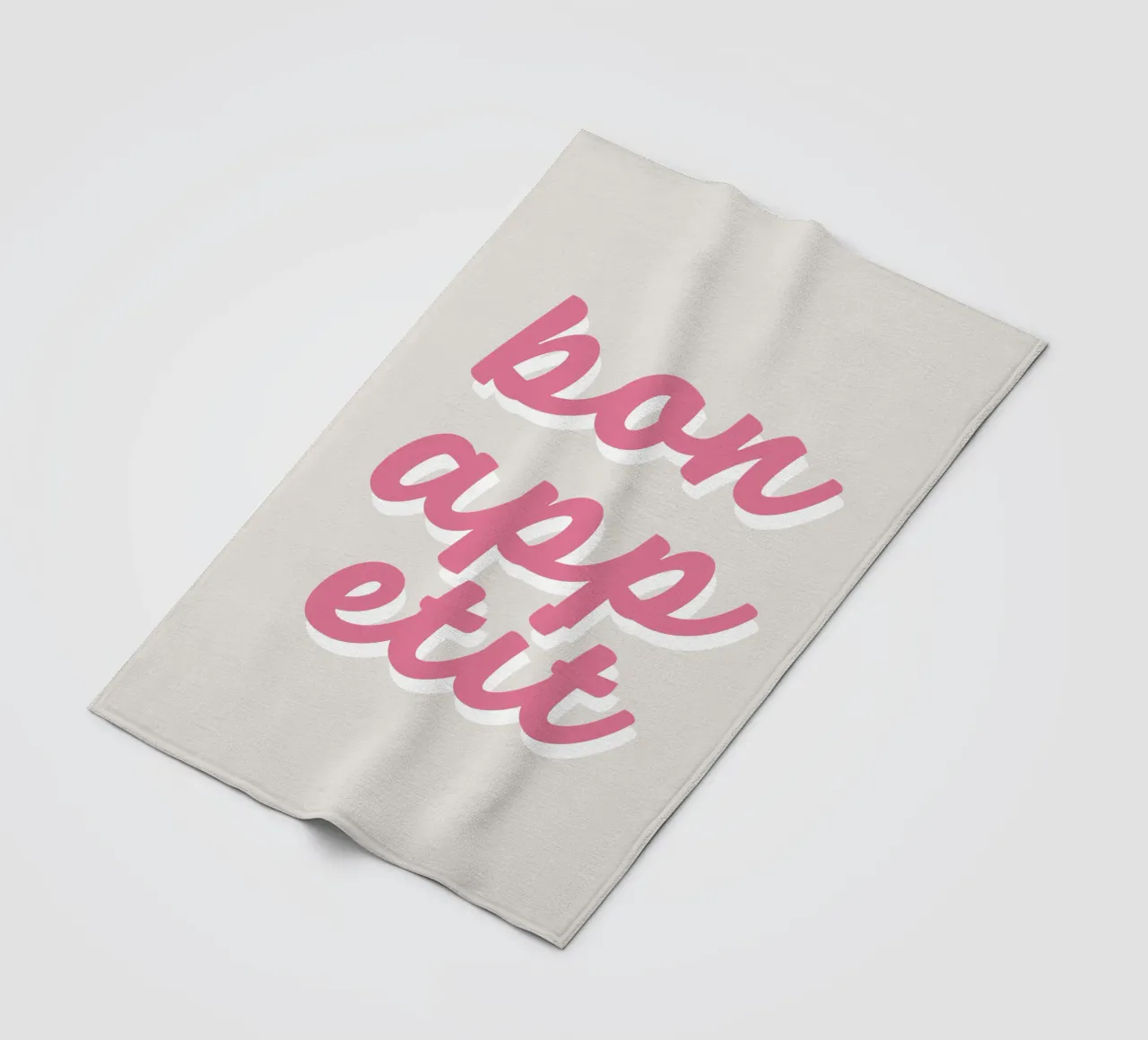 Bon Appetit coperta in pile da we line studio - art
