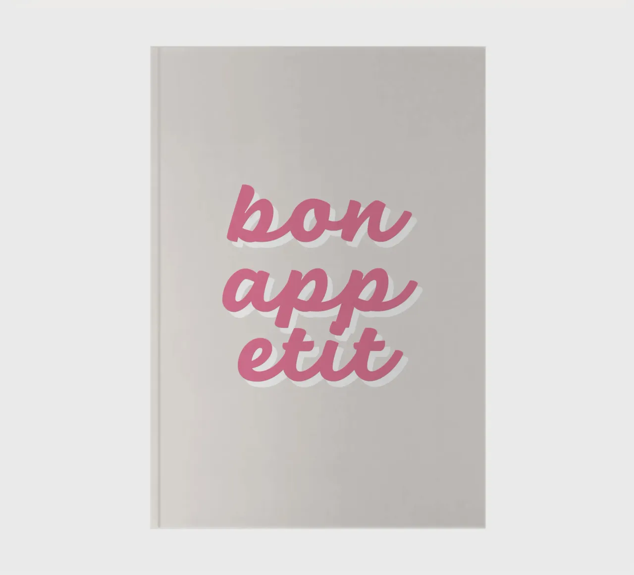 Bon Appetit notebook by we line studio - art