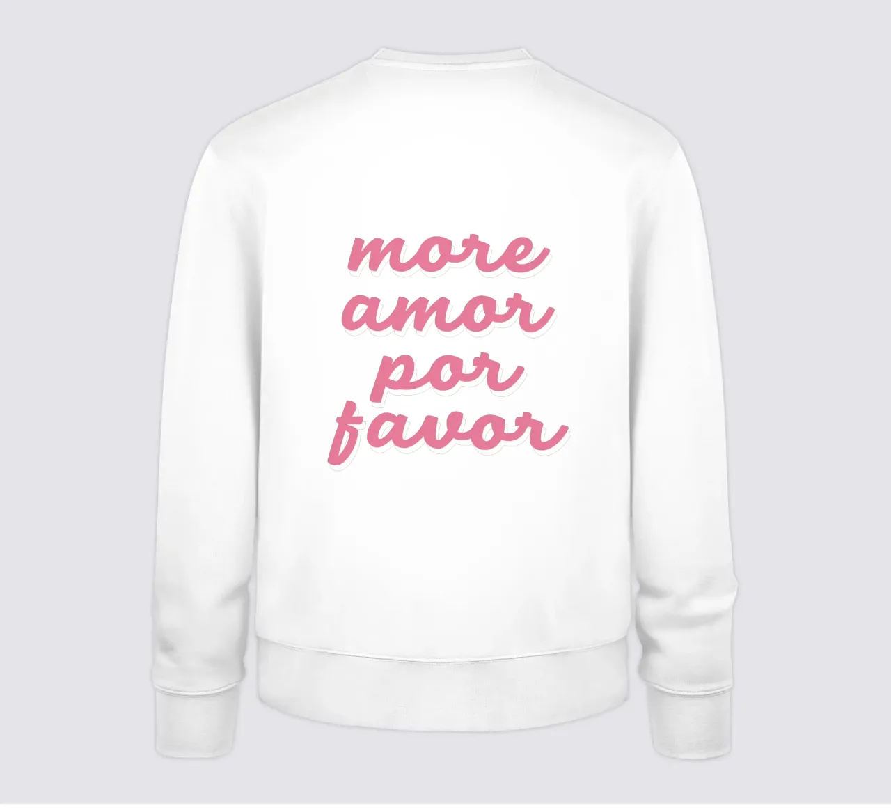 More Amor sweatshirt by we line studio - art