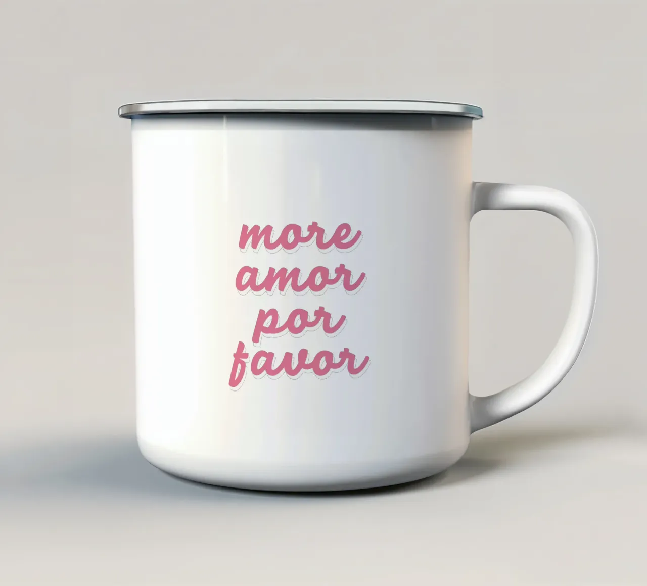 More Amor tazza in smalto da we line studio - art