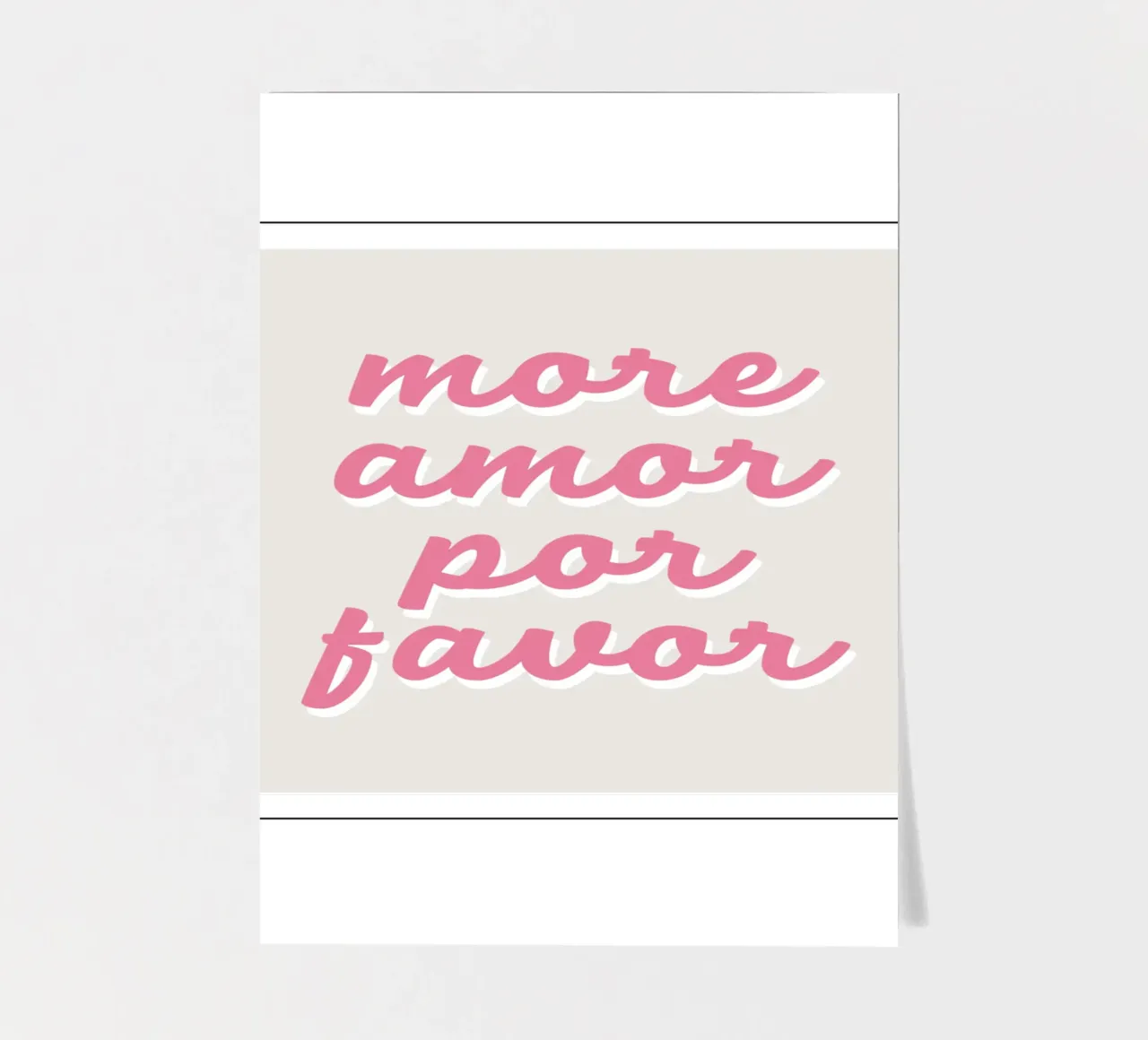 More Amor Stickerbogen von we line studio - art