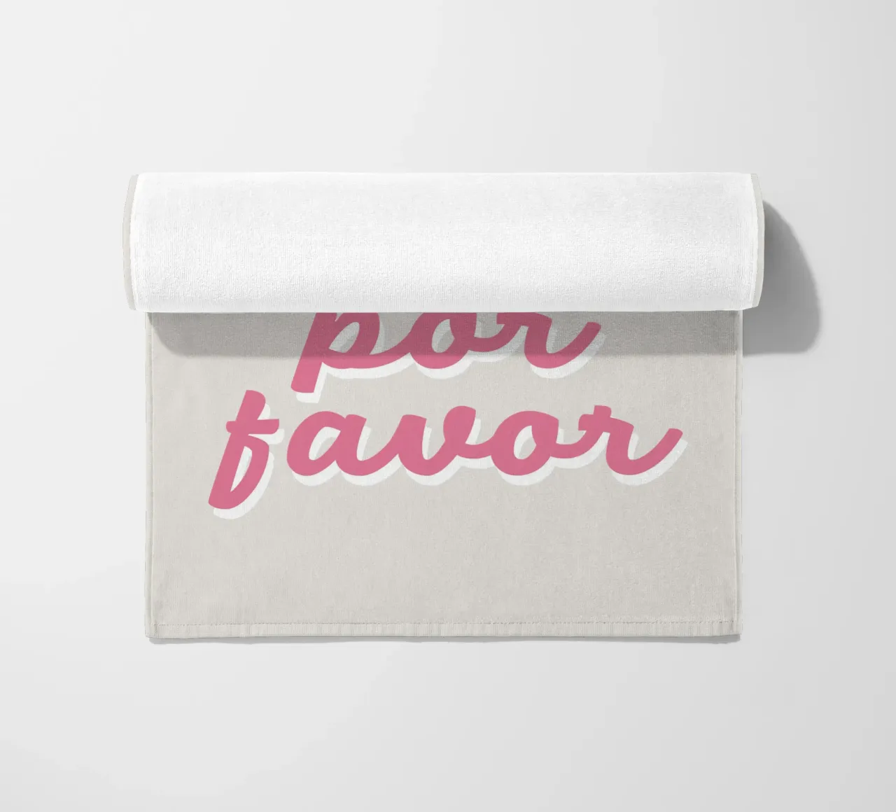 More Amor beach towel by we line studio - art