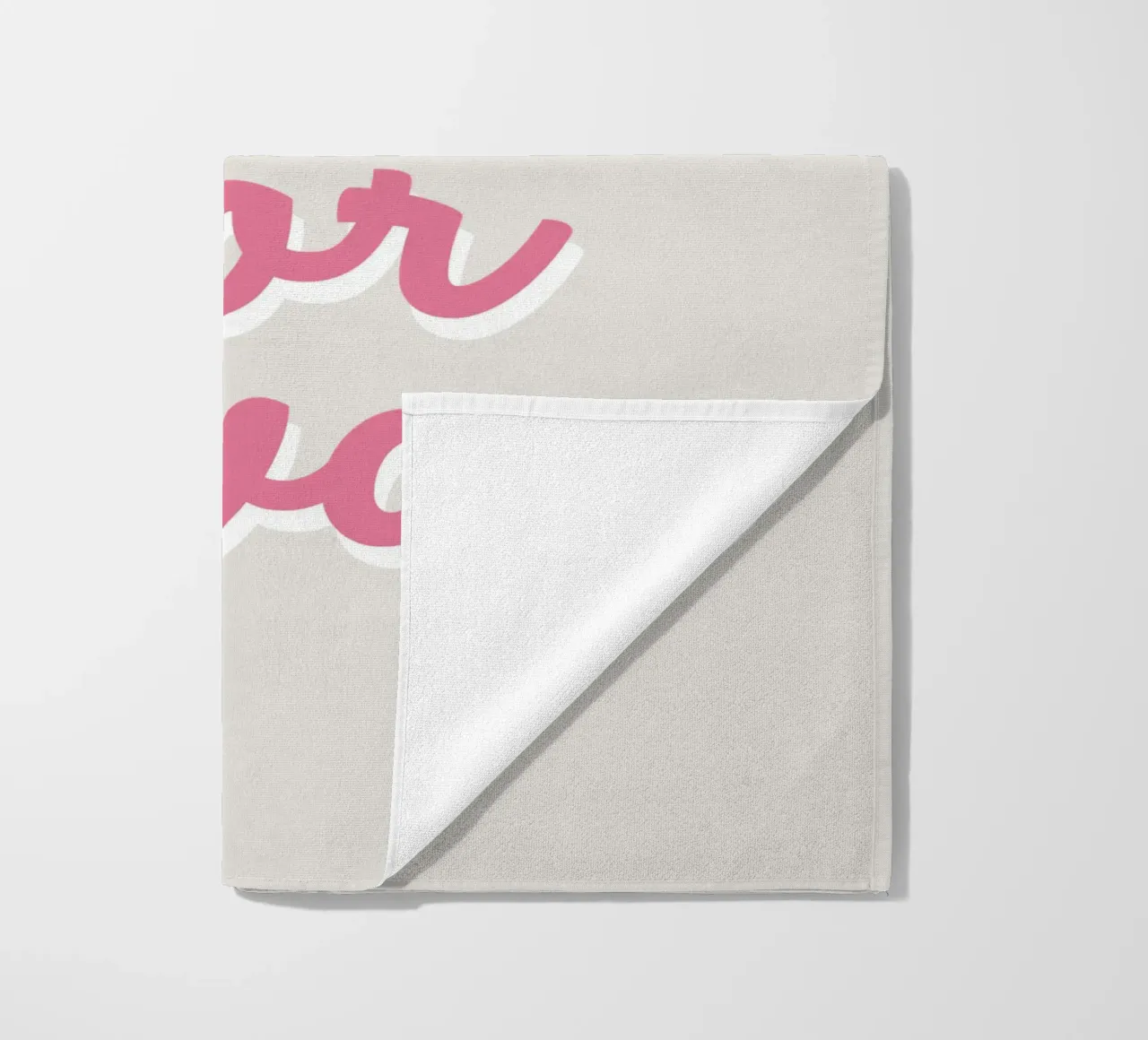 More Amor beach towel by we line studio - art