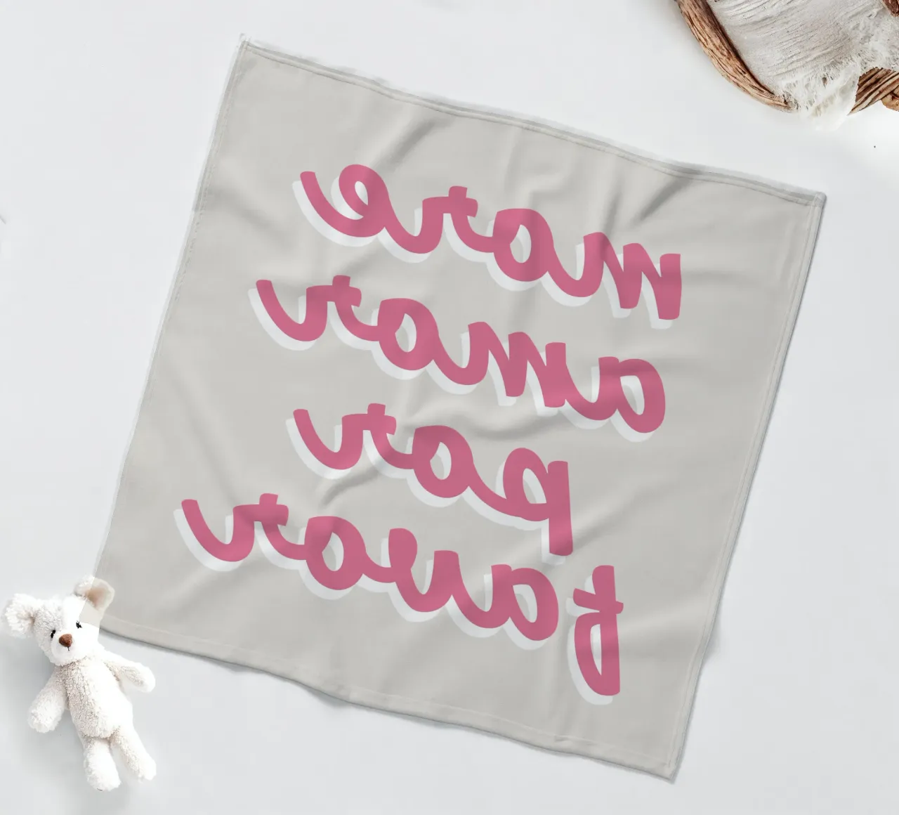 More Amor Fleecedecke von we line studio - art