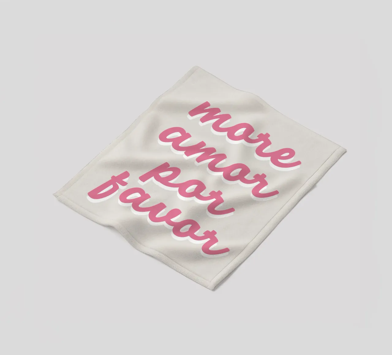 More Amor Fleecedecke von we line studio - art