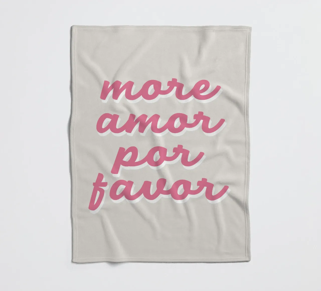 More Amor Fleecedecke von we line studio - art