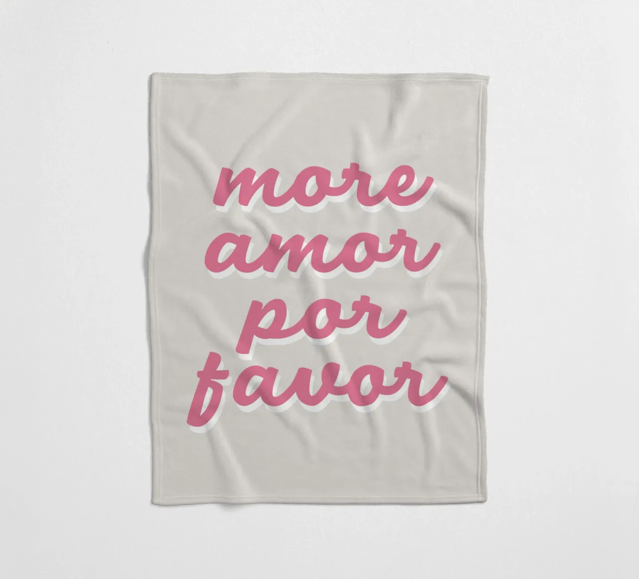 More Amor Fleecedecke von we line studio - art