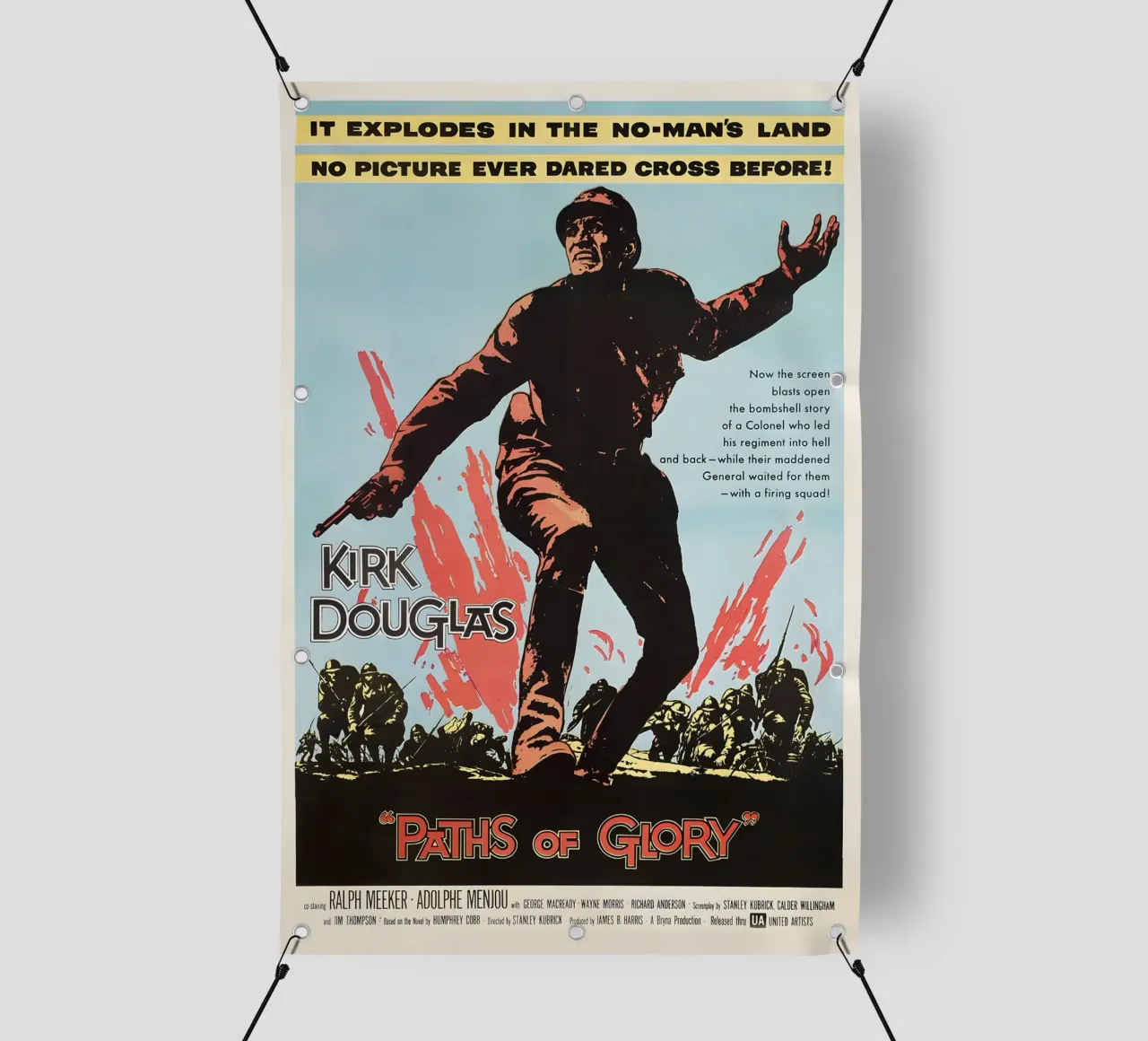 Paths of Glory / Stanley Kubrick telo in pvc da Attaboy Dsgn