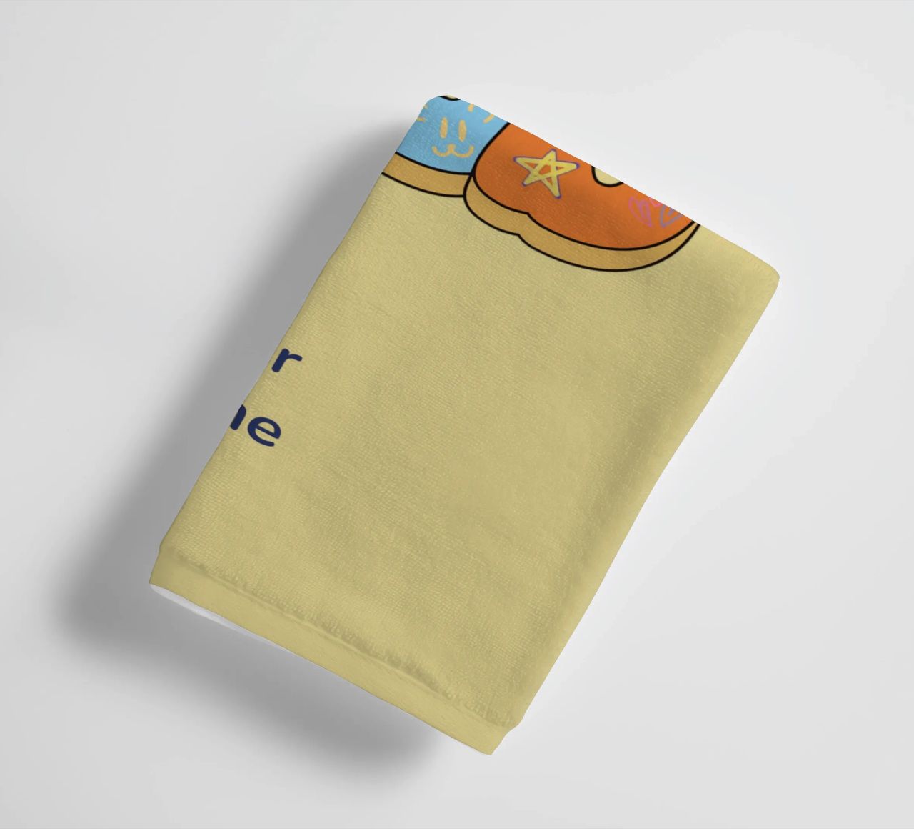 Solo buone vibrazioni asciugamano da bagno da Doodle Dreams Art