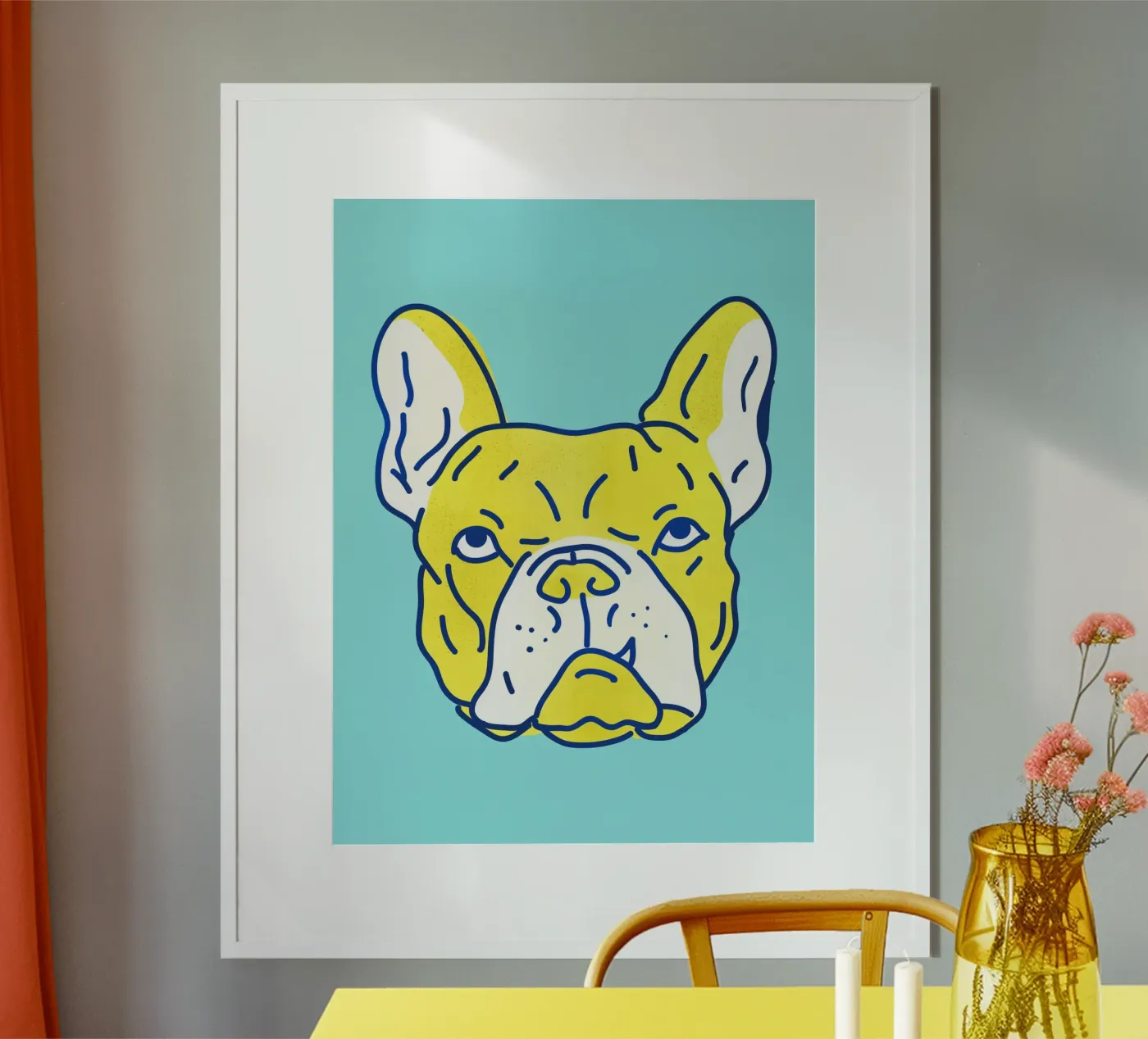Frenchie électrique poster de showmemars