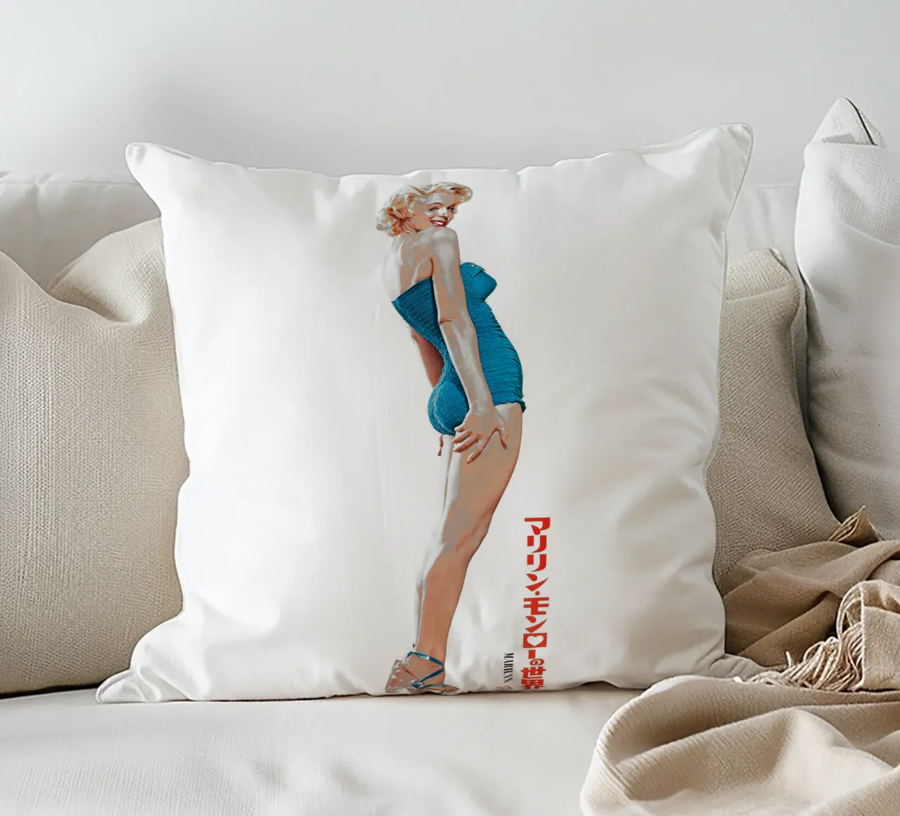 Marilyn Monroe cuscino da Attaboy Dsgn