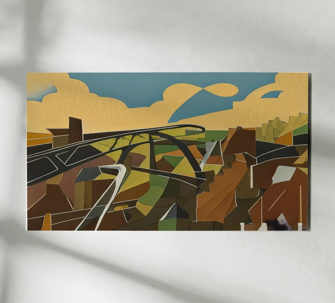 Sehenswürdigkeiten_Ausflug_Freizeitpark_2 Forex-Platte von Abstract Art by LK