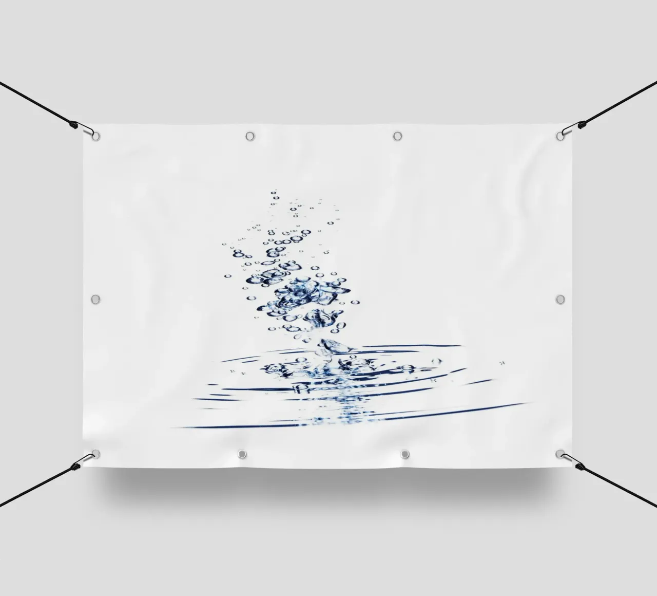 Un sasso cadde nell'acqua telo in pvc da Barbara Buderath Fotodesign
